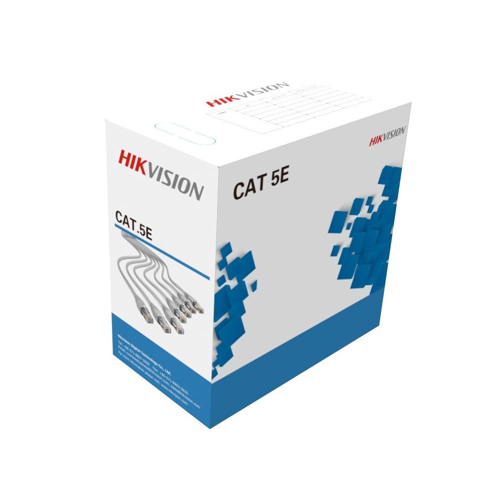 Cable UTP 100% Cobre Cat. 5E DS-1LN5E-E/E HIKVISION