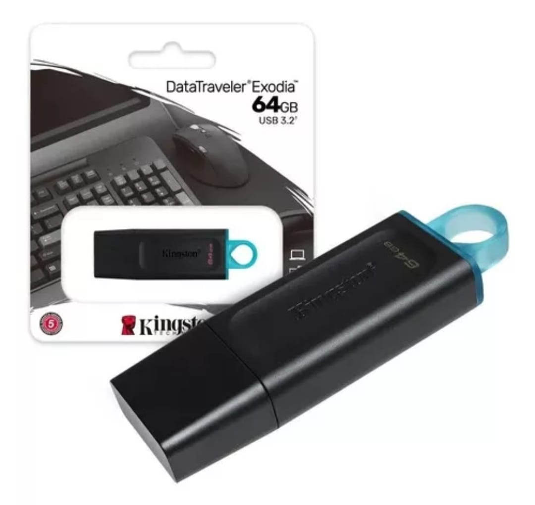 PENDRIVE EXODIA 3.2 -64GB KINGSTON DTX/64GB