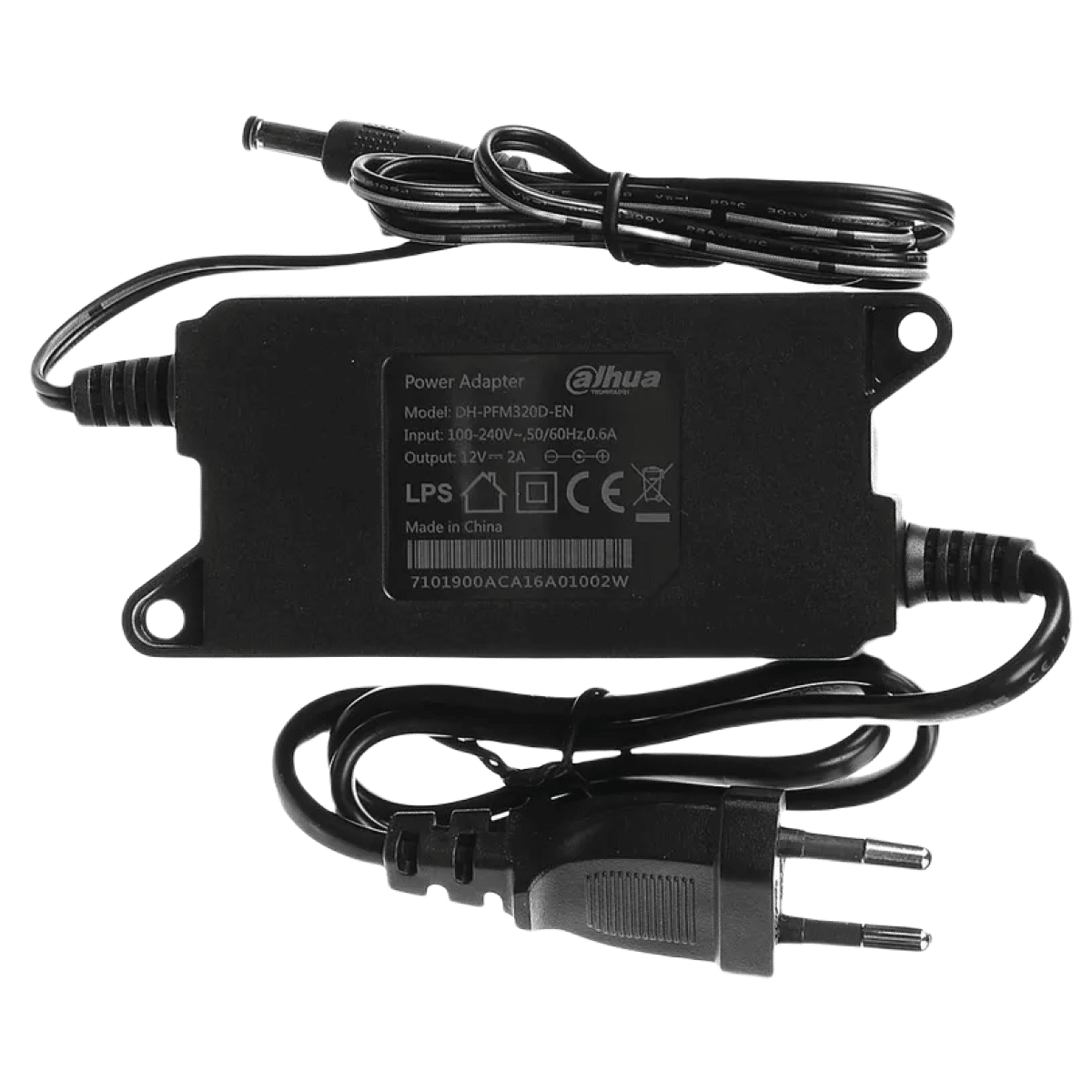 FUENTE PODER 12V 2AMP / INT/EXT/ DH-PFM320D-EN / DAHUA