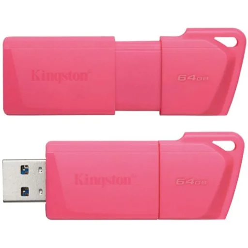 Pendrive Kingston DataTraveler Exodia M de 64GB USB 3.2 Rosado