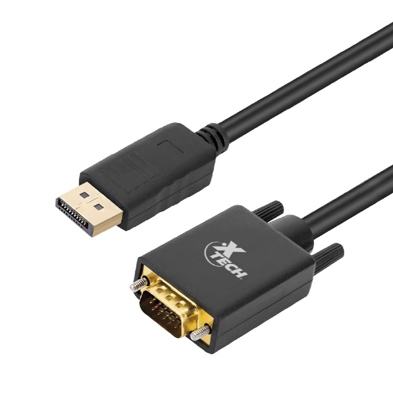 CABLE XTC-377 DISPLAYPORT MACHO - VGA MACHO