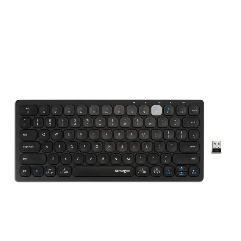 teclado Kensington Compact Multidevice Keyboard Dual Wireless (K75502ES)